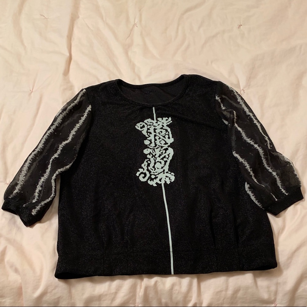 Black Women Top Size Medium